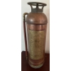 Image 1 : Vintage Brass & Copper Water Filled Guardene Fire Extinguisher From Early 20th Century 24"t