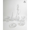 Image 1 : Vintage American Brilliant Cut Crystal Items, Decanter 18IN.