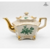 Image 2 : Vintage Arthur Wood Teapot From England , Vintage-Style Necklace Green Malachite Beads.
