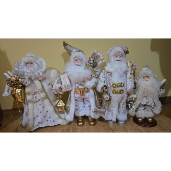 Santa's in White Collection - Tallest is 14T 