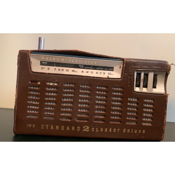 Antique Standard 2 Speaker Deluxe TR-8 w/ Leather Case 