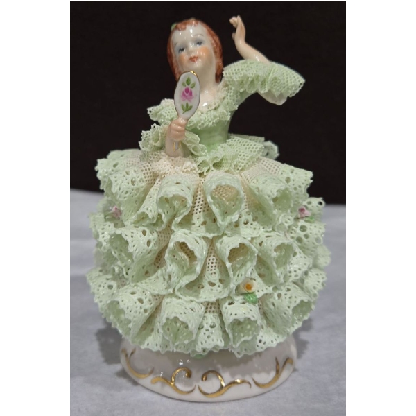 MZ Dresden Porcelain 'Susannah' Figurine , Emerald Collection 