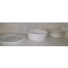 Image 4 : Royal Doulton "Fushion White" Dinnerware, Extra Mugs Not Pictured 
