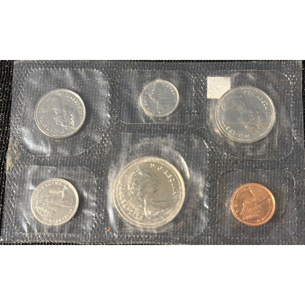 4 Canadian UNC Coin Packs, 1978, 1979, 1980 and 1982