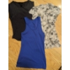 Image 6 : Summer Essentials - 2 Silver Denim Capri Pants w/ Sleevless Tanks & Tunics Size M