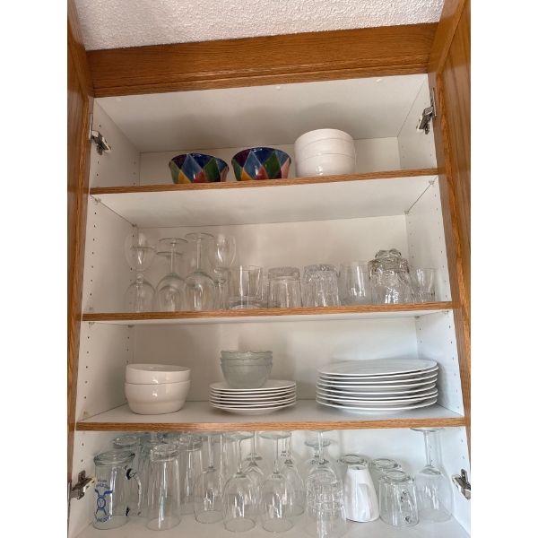 Kitchen Glasses, Porcelain Dishware, Bowls and More 