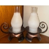 Image 4 : Antique Barometer w/ Candle Lanterns 10"Tall 