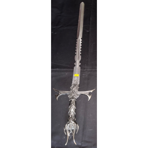 Intricate Double Edged Dragon Sword 39L