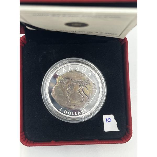 2007 Canada $4 Dinosaur Collection - Parasaurolophus