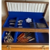 Image 5 : Stainless Steel Utensil Set w/ Decorative Storage Case Decor & More 