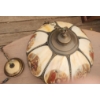 Image 4 : Tiffany Baroque Style Pendant Lamp with Slag Glass Panels