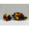 Image 1 : Chalk Fruits, Grapes, Pears, Apples, Plums, and Banananas H