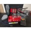 Image 1 : Stud Finder, Heavy Duty Stapler, Staples, Chalk Line, Screwdrivers, Saftey Googles & Level