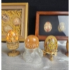 Image 5 : Decorated Eggs with Framed Displays and Porcelain Pieces