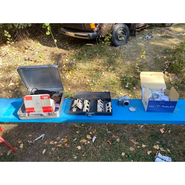 Canon Powershot S2 Is digital Camera & Minolta SRT 101 35mm Camera With Film