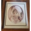 Image 11 : Decor and Art Lot: Fred Buchwitz Print, Framed Western Kids Prints, and Decorative Items