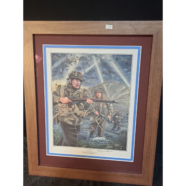 "Hot DZ", Artist: Roger Chabot,19 X 23 Print Framed Under Glass 