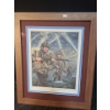 Image 1 : "Hot DZ", Artist: Roger Chabot,19 X 23 Print Framed Under Glass 