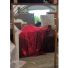 Image 1 : Wood Framed Rectangular Mirror with Stand
