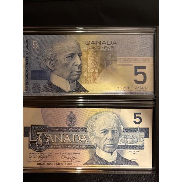 2001 'Lasting Impressions' $5 Matched Serial Number Set