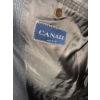 Image 3 : Canali 42 Tall Blazer, Made in Italy, Gray Patterned Fabric