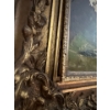 Image 6 : Laszlo Szarka, Large Antique Floral Oil on Canvas Painting - 45W, 31T 
