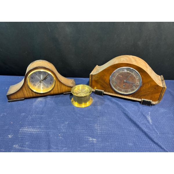 3x Mantel Clocks