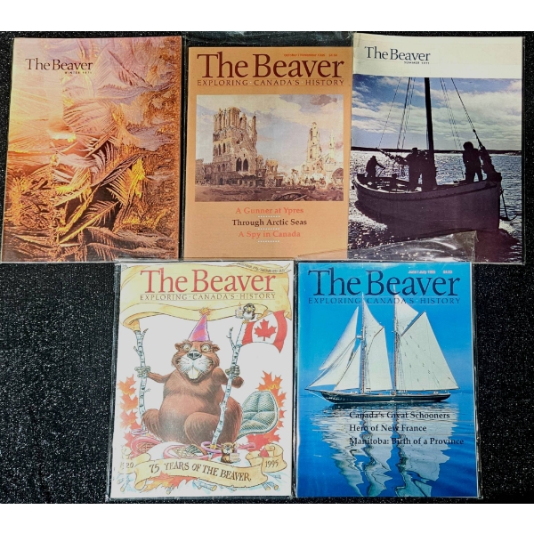 Five ‘The Beaver’ Hudson’s Bay Company Magazines
