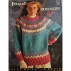 Image 6 : Rare Elizabeth Hiddleson Crochet  Designs Volume 34 & Vintage Fashion Knit Sweater Patterns Books.