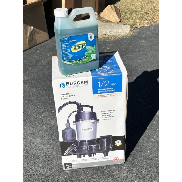 Birkham Quality pump since 1978 Two HP Submergible Pump with TST