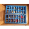 Image 2 : Assorted Vintage Earrings - 36+ Pairs - Costume Jewellery - Blue Trays 