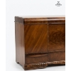 Image 3 :  Vintage Art Deco Waterfall-Style Blanket Chest,  Manufactured In The 1930s Lined With Cedar.