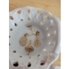 Image 1 : 10K Stamped Yellow Gold Charms w/ Ceramic Basket (2.29g)