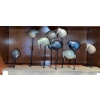 Image 2 : Bird Mantel Piece w/ Bronze Candle Holders Serving Tray & More