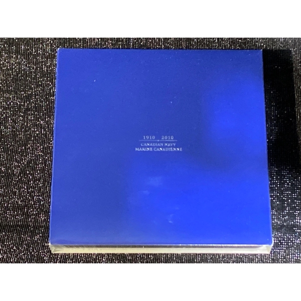 Sealed Royal Canadian Mint Navy Gold Plated Coin & Stamps Set