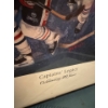 Image 2 : Framed Edmonton Oilers Poster Titled "Captains Legacy Celebrating 20 Years" (1999)