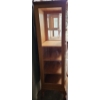 Image 12 : Wooden Display Cabinet w/ Bevelled Glass Doors (No Key Included) 58 W, 22 D, 76 T