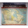 Image 3 : Opa's Train Yard Decor w/ Vintage Map Of Canada