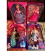 Image 1 : Cinderella Working & Ball Gown Dolls w/ Prince Charming Doll and Princess Jasmine Doll 
