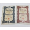 Image 1 :  Vintage Stock Certificates For "Société Des Pétroles Milano" From Italy.