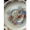 Image 7 : Royal Doulton's - 'Bunnykins' China w/ Antique Portrait In Gold Gilt Frame 4T