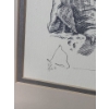 Image 6 : Untitled: Girl, Artist: Mottola, Offset Lithograph, Framed Under Glass 12 X 14