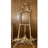 Image 3 : Desk Decor - Brass Plate Stands14T Vintage Shadow Box Art Porcelain Unicorn & More