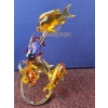 Image 5 : Swarovski Crystal Fish Sculpture with Multicolor Design