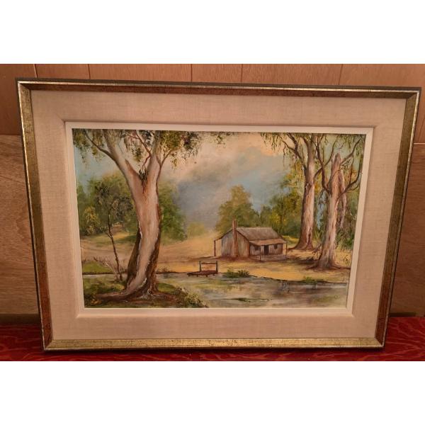 Ken Reed -Oil On Board - Landscape Art 31x23