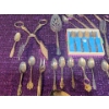 Image 2 : Collection of Lovely Silver Plated Utensils, Including Forest Flower Community Spoons