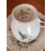 Image 3 : 7 English Bone China Cups and Saucers by Various Makers