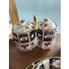 Image 5 : Royal Crown Derby Porcelain Tea Set - 'Imari' Pattern #2451