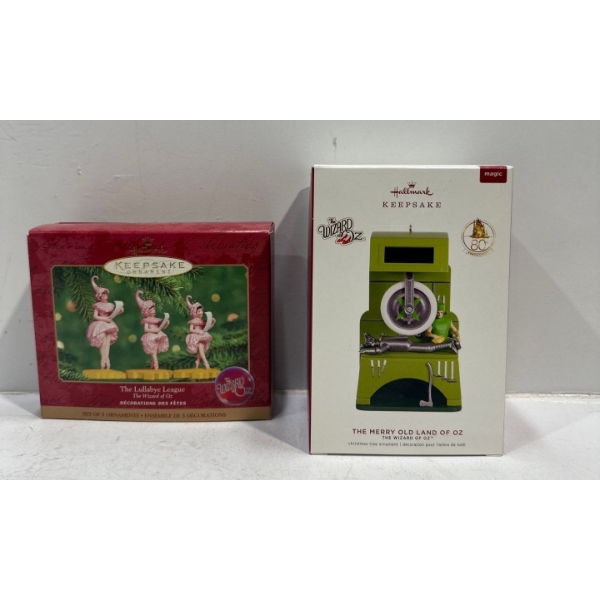 Wizard of Oz- The Lullaby League, The Merry Old Land of Oz Hallmark Ornaments
