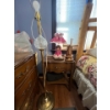 Image 2 : lamps one with pinwheel crystal globe power cord needs fixed pink doll lamp and Dutch windmill lamp 
